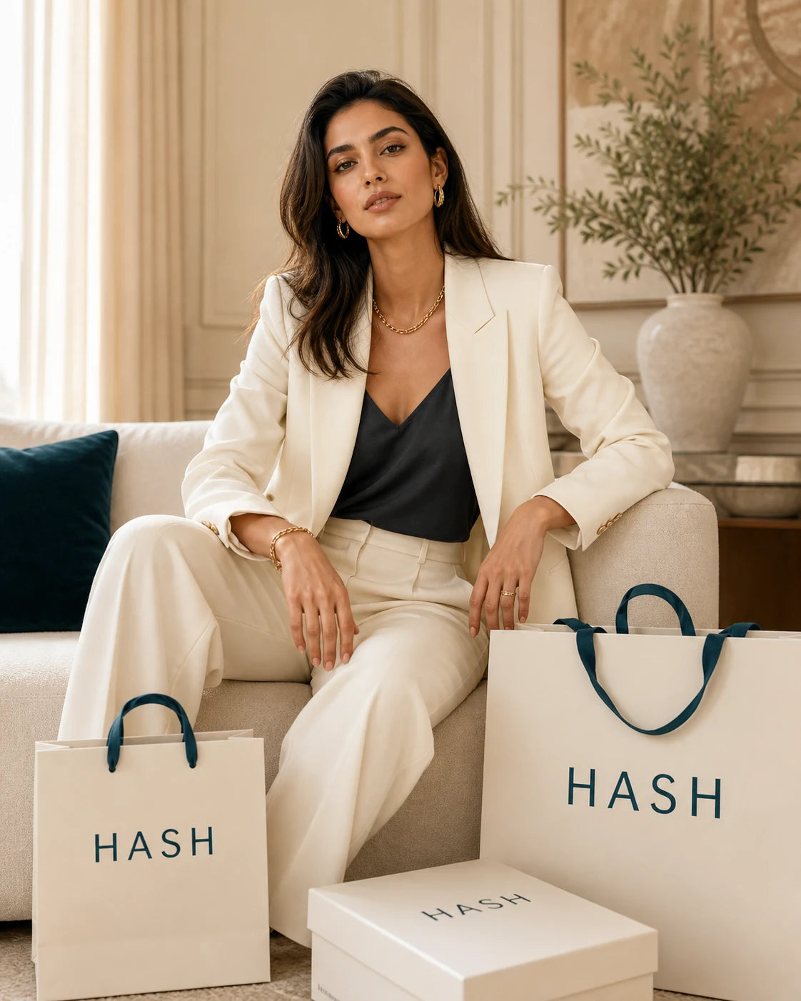 Hash women fashion editorial campaign - mobile